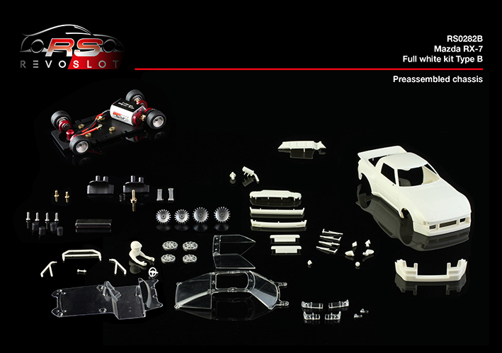 RS0282B Mazda RX-7 white kit